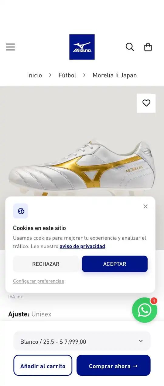 Mizuno México Mobile