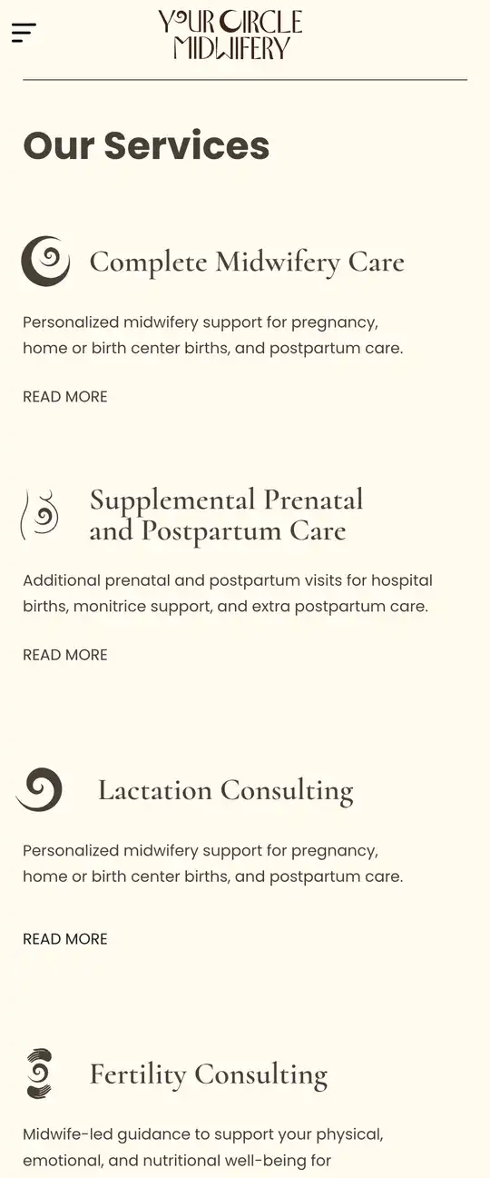 Your Circle Midwifery Mobile