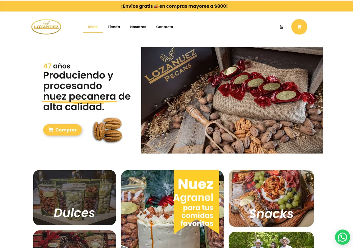 Sitio web de Lozanuez